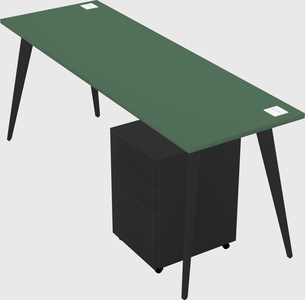 Modern rectangular office desk