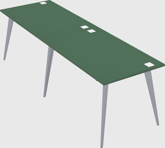 Modern rectangular office desk