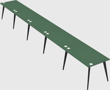 Modern rectangular office desk