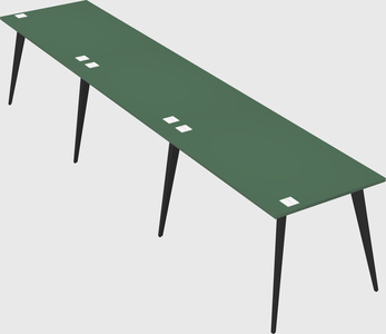 Modern rectangular office desk