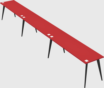 Modern rectangular office desk