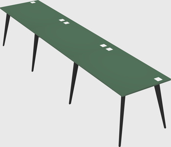 Modern rectangular office desk