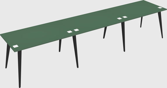 Modern rectangular office desk