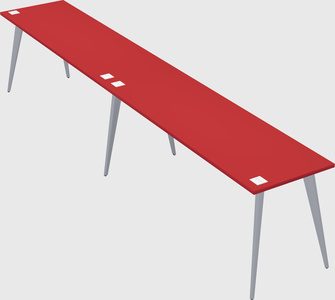 Modern rectangular office desk