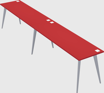 Modern rectangular office desk