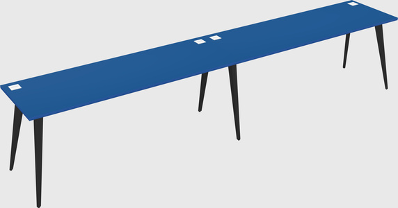 Modern rectangular office desk