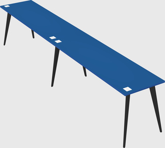 Modern rectangular office desk