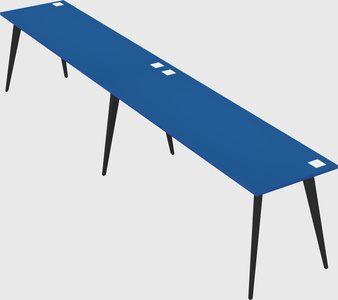 Modern rectangular office desk