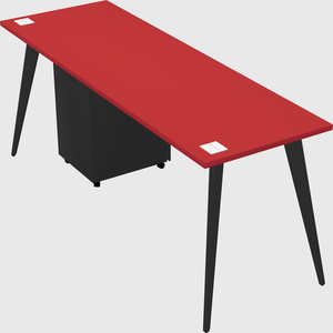 Modern rectangular office desk