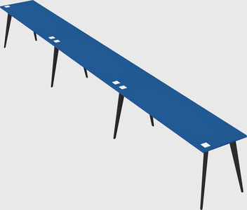 Modern rectangular office desk