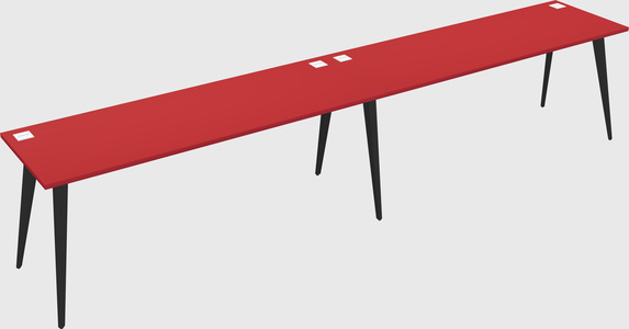 Modern rectangular office desk