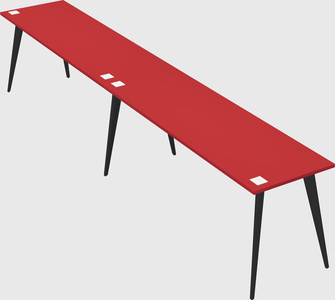 Modern rectangular office desk