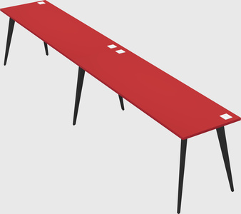 Modern rectangular office desk