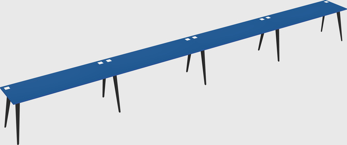 Modern rectangular office desk