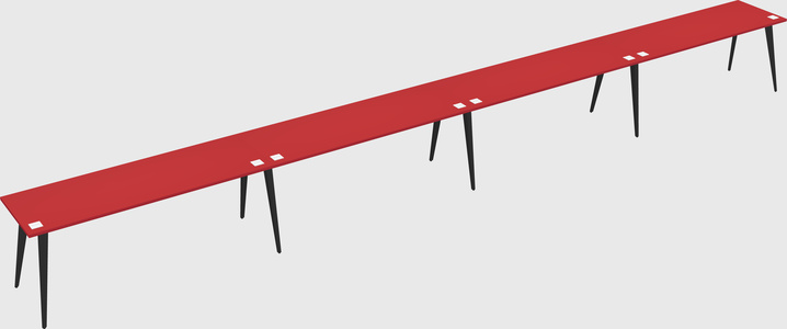 Modern rectangular office desk