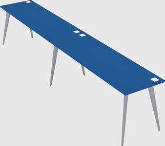 Modern rectangular office desk