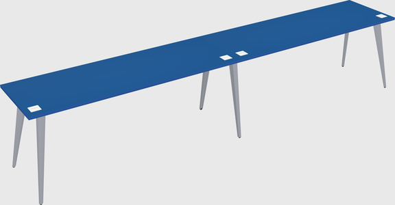 Modern rectangular office desk