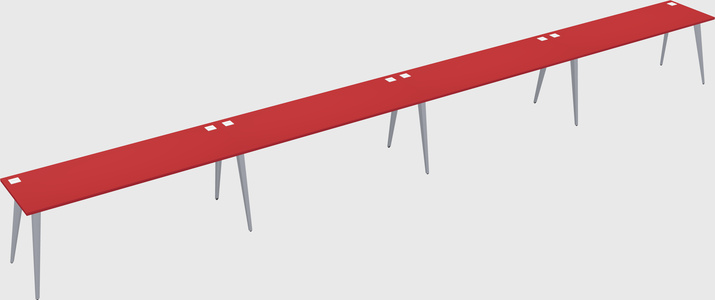 Modern rectangular office desk