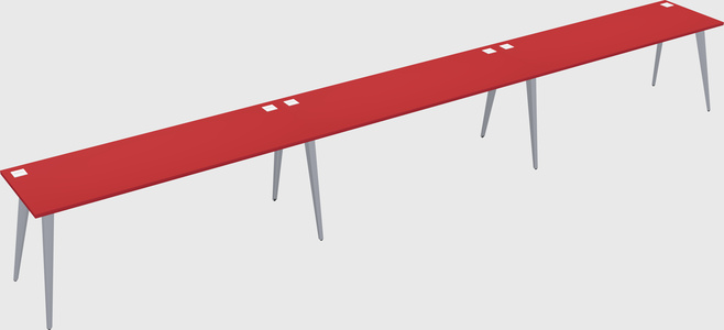 Modern rectangular office desk