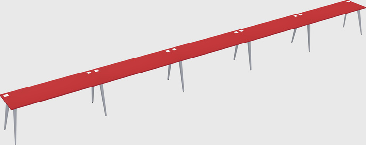 Modern rectangular office desk