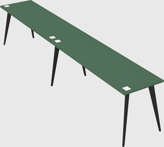 Modern rectangular office desk