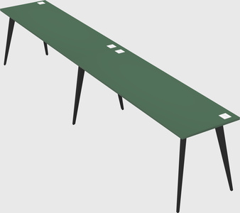 Modern rectangular office desk