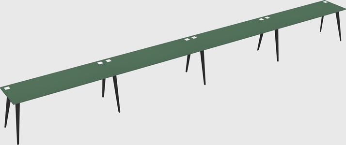 Modern rectangular office desk