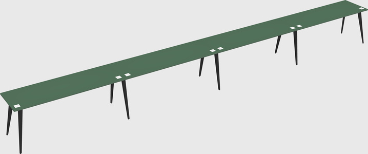 Modern rectangular office desk