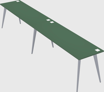 Modern rectangular office desk