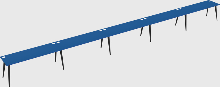 Modern rectangular office desk