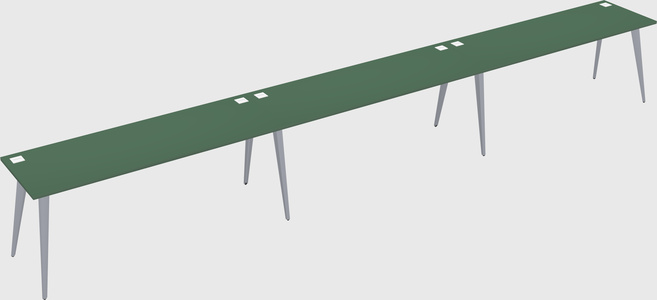 Modern rectangular office desk