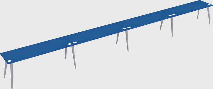 Modern rectangular office desk