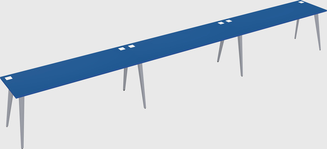 Modern rectangular office desk