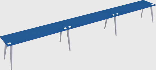 Modern rectangular office desk