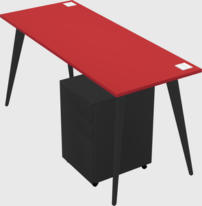 Modern rectangular office desk