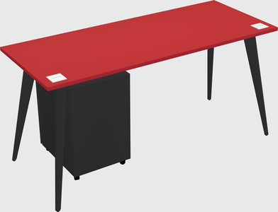 Modern rectangular office desk