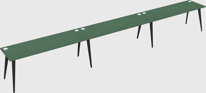 Modern rectangular office desk