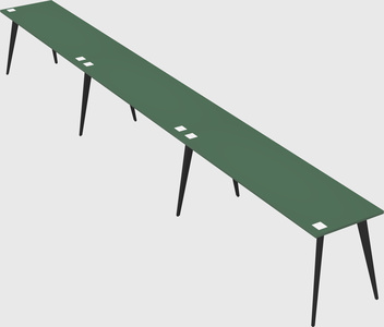 Modern rectangular office desk
