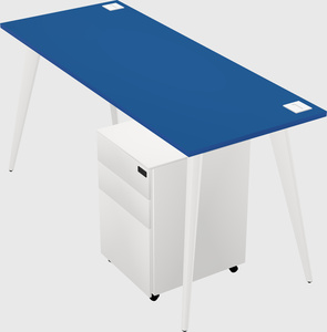 Modern rectangular office desk