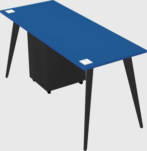 Modern rectangular office desk