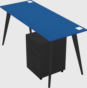 Modern rectangular office desk