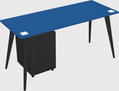 Modern rectangular office desk
