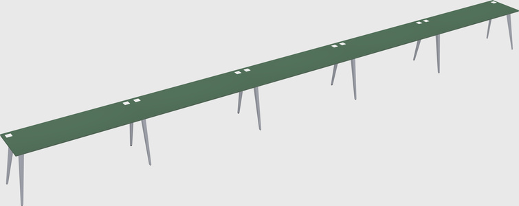 Modern rectangular office desk