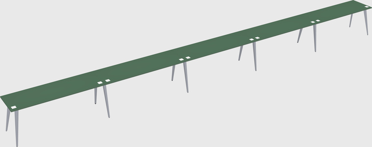 Modern rectangular office desk