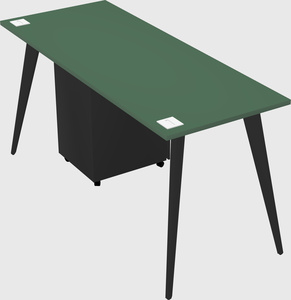 Modern rectangular office desk