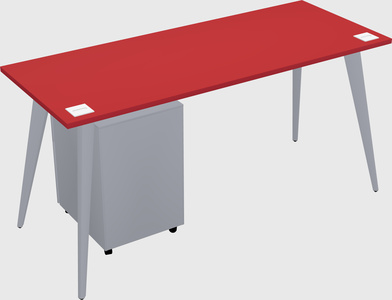 Modern rectangular office desk