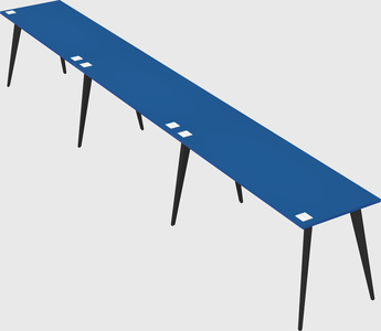 Modern rectangular office desk