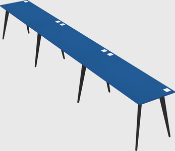 Modern rectangular office desk