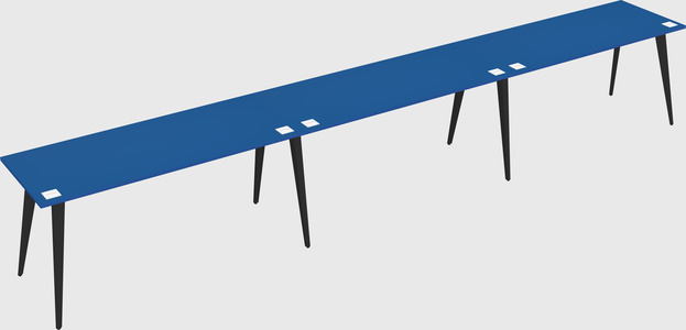 Modern rectangular office desk