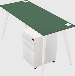 Modern rectangular office desk